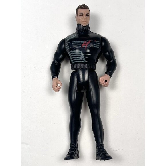 VTG 1990 KENNER Batman Dark Knight Quick Change BRUCE WAYNE 5" Action Figure - Picture 2 of 3
